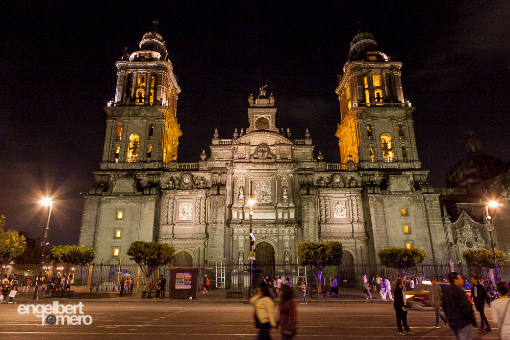 Metropolitan Cathedral at Zocalo, Mexico City